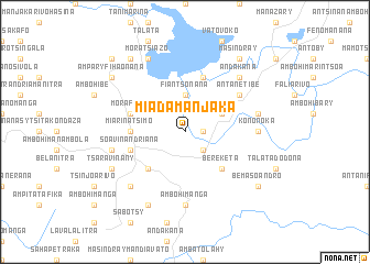 map of Miadamanjaka