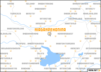 map of Miadampehonina