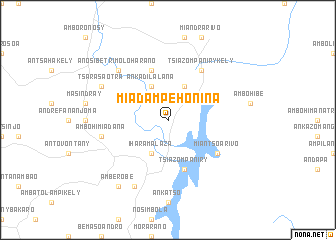 map of Miadampehonina