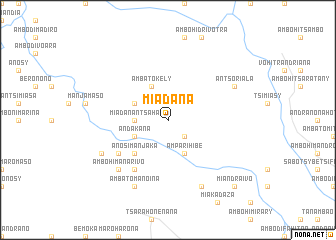 map of Miadana