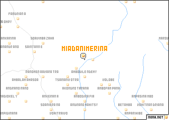 map of Miadanimerina