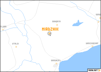 map of Miadzhik