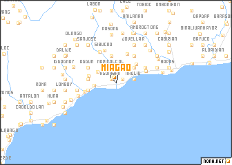 map of Miagao