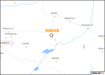 map of Miakka