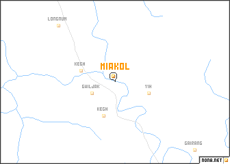 map of Miakol
