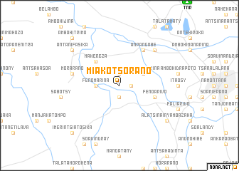 map of Miakotsorano