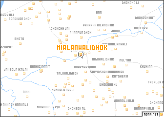 map of Miālānwāli Dhok