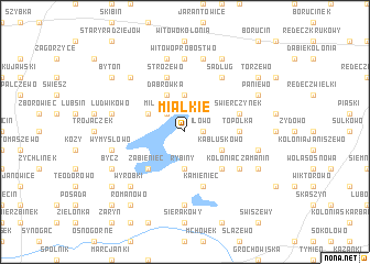 map of Miałkie