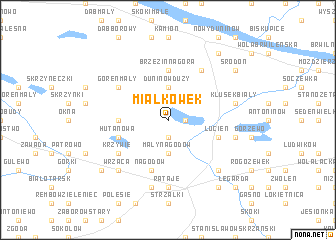map of Miałkówek