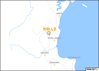 map of Miallo