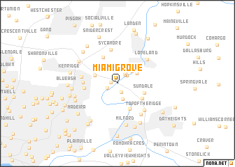 map of Miami Grove