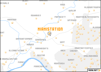 map of Miami Station