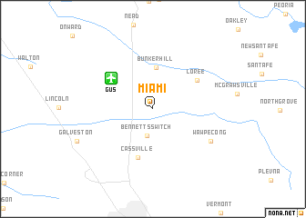 map of Miami
