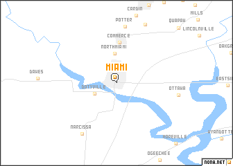 map of Miami