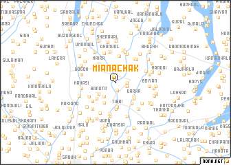 map of Miana Chak