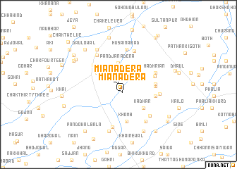 map of Miāna Dera