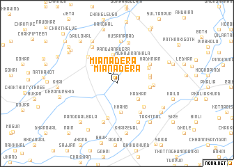 map of Miāna Dera