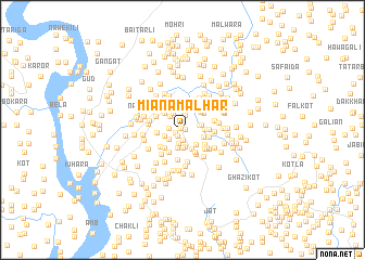 map of Miāna Malhār