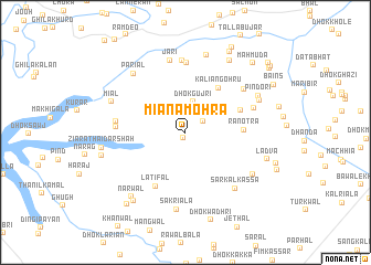 map of Miāna Mohra