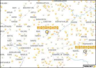 map of Miāna Mohra