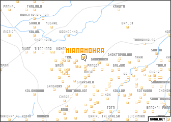 map of Miāna Mohra