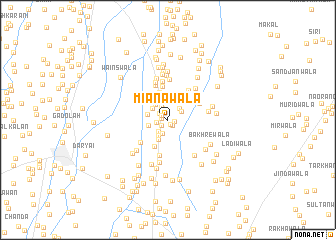 map of Miānawāla