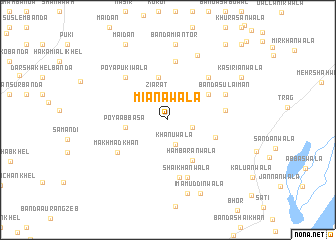 map of Miānāwala