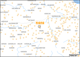 map of Miāna