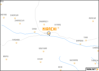 map of Mianchi