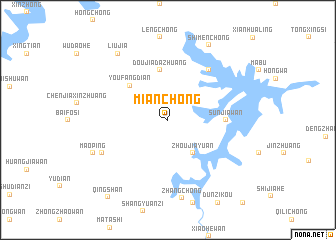 map of Mianchong