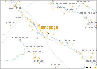 map of Mīān Choqā