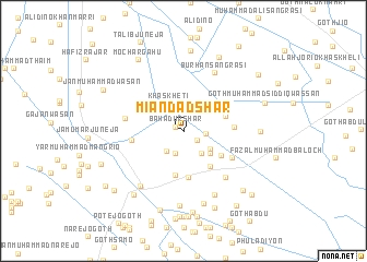 map of Miāndād Shar