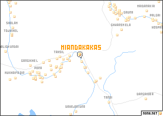 map of Miān Daka Kas