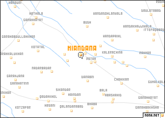 map of Miān Dāna