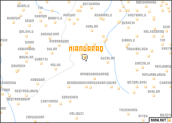 map of Mīāndaraq