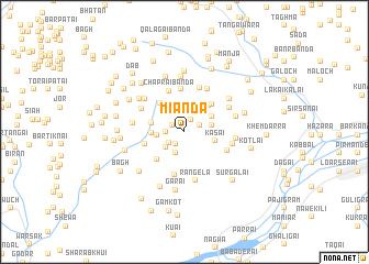 map of Miānda