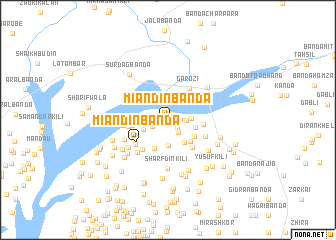 map of Mian Dīn Bānda