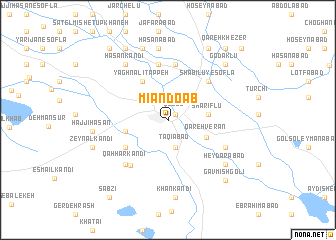 map of Mīāndoāb
