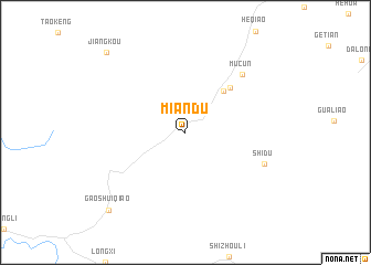 map of Miandu