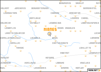 map of Mianes