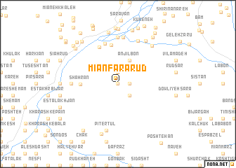 map of Mīān Farārūd