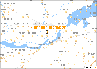 map of Miāngāno Khandare