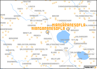 map of Mīāngarān-e Soflá