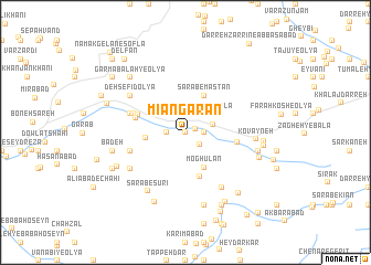 map of Mīāngarān