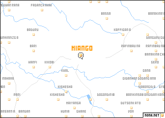 map of Miango