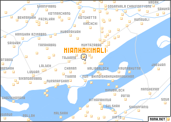 map of Miān Hākim Ali