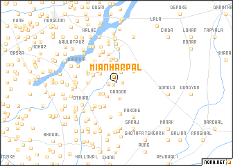 map of Miān Harpāl