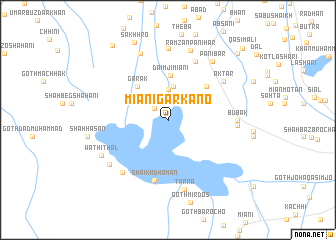 map of Miāni Garkano