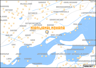 map of Miāni Jamāl Mohāna