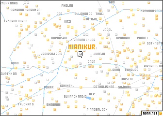 map of Miāni Kur